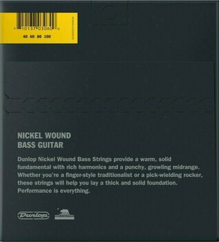 Struny do gitary basowej Dunlop DBN 40100 - 2