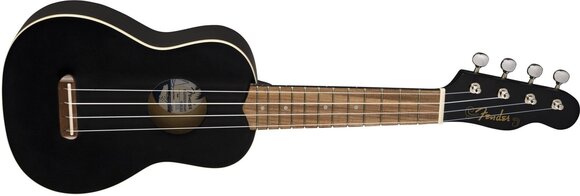 Soprano Ukulele Fender Venice WN BK Basic SET Black Soprano Ukulele - 4