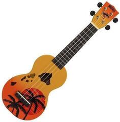 Soprano Ukulele Mahalo Hawaii Standard SET Hawaii Orange Burst Soprano Ukulele - 1