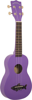Soprano Ukulele Kala Makala Shark Basic SET Purple Soprano Ukulele - 3