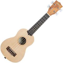 Soprano Ukulele Kala KA-15-S-S-W/UBS-R Standard SET Natural Satin Soprano Ukulele - 1