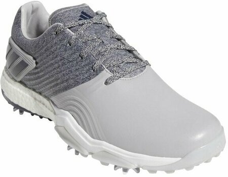 Calçado de golfe para homem Adidas Adipower 4Orged Mens Golf Shoes Grey 2/Collegiate Navy/Raw White UK 12 - 2