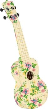 Sopran Ukulele Pasadena WU-21F3-WH Standard SET Floral Sopran Ukulele - 4