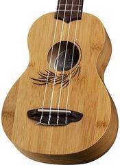 Soprano Ukulele Luna UKE BAMBOO S Standard SET Natural Soprano Ukulele - 2