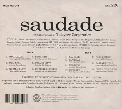 Music CD Thievery Corporation - Saudade (Digipak) (CD) - 2