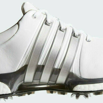 Heren golfschoenen Adidas Tour360 XT Mens Golf Shoes Cloud White/Silver Metallic/Dark Silver Metallic UK 8,5 - 6