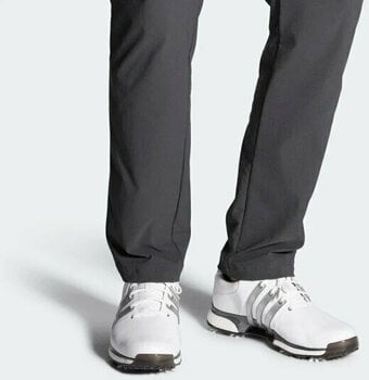 Calzado de golf para hombres Adidas Tour360 XT Mens Golf Shoes Cloud White/Silver Metallic/Dark Silver Metallic UK 8,5 - 8