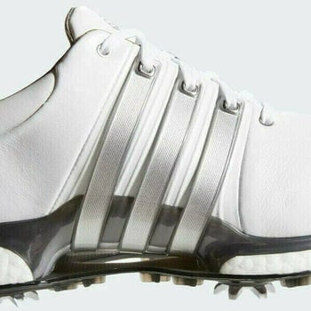 Chaussures de golf pour hommes Adidas Tour360 XT Mens Golf Shoes Cloud White/Silver Metallic/Dark Silver Metallic UK 9 - 6