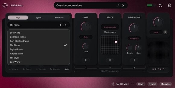 VST Instrument LANDR Retro (Digital product) - 3