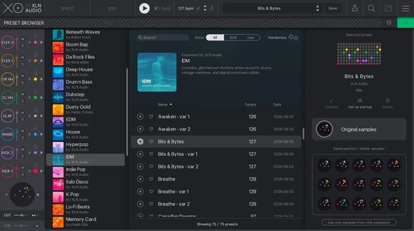 Библиотека със звукови ефекти XLN Audio XO Expansion: IDM (Дигитален продукт) - 2