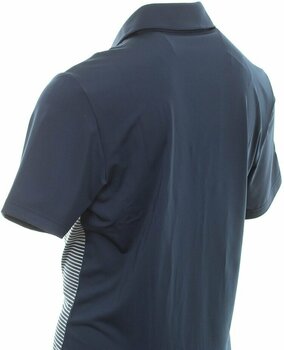 Polo Shirt Adidas Ultimate365 Color Block Mens Polo Shirt Collegiate Navy/Grey Two XS - 3