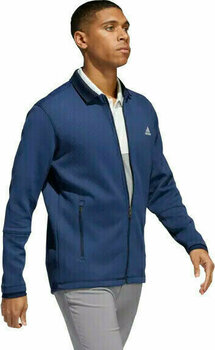 Jasje Adidas Climaheat Fleece Mens Jacket Collegiate Navy S - 3