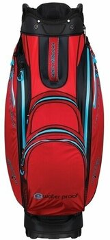 Golfbag Callaway Hyper Dry Lite Red/Black/Neon Blue Cart Bag 2018 - 3