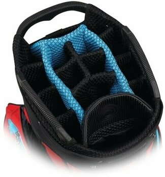 Sac de golf Callaway Hyper Dry Lite Red/Black/Neon Blue Cart Bag 2018 - 5
