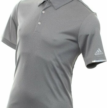 Koszulka Polo Adidas Climachill Core Heather Grey Heathered M - 2