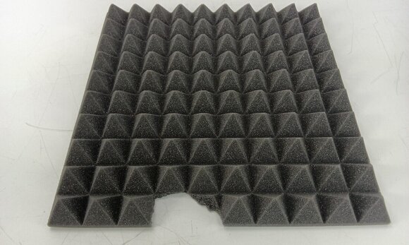 Absorberende skumpanel Mega Acoustic PA-PMP5-DG-50x50x5 Dark Grey Absorberende skumpanel (Skadet) - 2