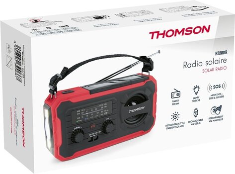 Desktop Music Player Thomson RT280R Red Desktop Music Player - 5