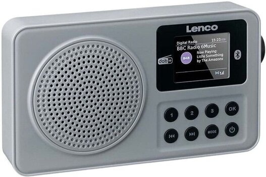 Radio digital DAB + Lenco PDR-034GY Grey Radio digital DAB + - 4