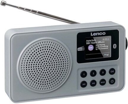 Radio digital DAB + Lenco PDR-034GY Grey Radio digital DAB + - 5