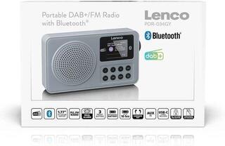 Radio digital DAB+ Lenco PDR-034GY Grey Radio digital DAB+ - 7