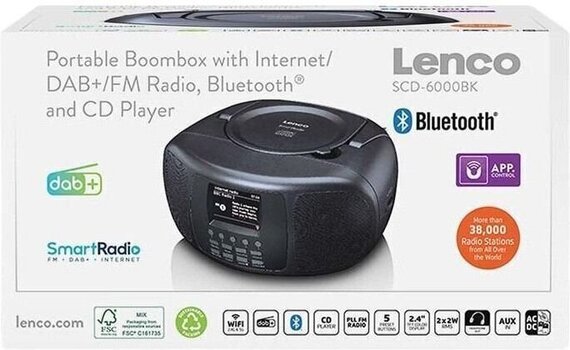 Radio pe Internet Lenco SCD-6000BK Black Radio pe Internet - 11