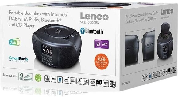 Radio pe Internet Lenco SCD-6000BK Black Radio pe Internet - 12