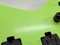 HILS Guitars HZ7 NEXT Neon Green Bezgalvas ģitāra