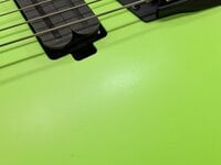HILS Guitars HZ7 NEXT Neon Green Bezgalvas ģitāra