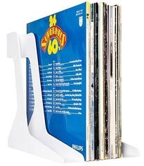 Vinüülplaatide hoidja lauale Audio Anatomy 12" Vinyl Record Stand Vinüülplaatide hoidja lauale White - 1
