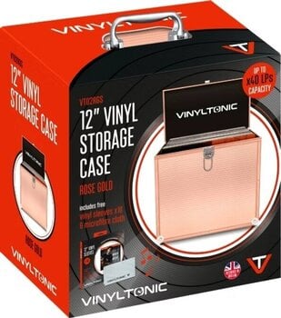 Kauamängivate plaatide kott/karp Vinyl Tonic 40 Record LP Storage Kohver (12" Vinyl) Rose Gold - 2