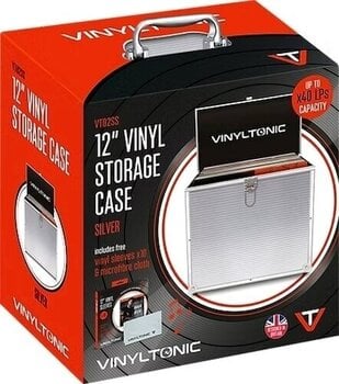 Kauamängivate plaatide kott/karp Vinyl Tonic 40 Record LP Storage Kohver (12" Vinyl) Silver - 2