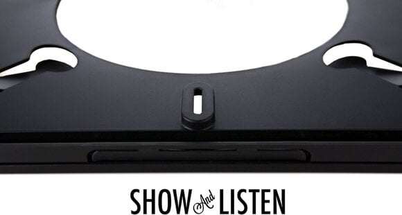 Seinale paigaldatud vinüülplaatide hoidja Show & Listen Record Frame 4 Pack Seinale paigaldatud vinüülplaatide hoidja Black - 3