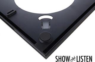 Seinale paigaldatud vinüülplaatide hoidja Show & Listen Record Frame 4 Pack Seinale paigaldatud vinüülplaatide hoidja Black - 3