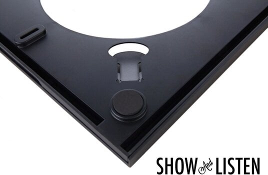 Seinale paigaldatud vinüülplaatide hoidja Show & Listen Record Frame 4 Pack Seinale paigaldatud vinüülplaatide hoidja Black - 4