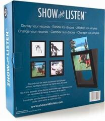 Seinale paigaldatud vinüülplaatide hoidja Show & Listen Record Frame 4 Pack Seinale paigaldatud vinüülplaatide hoidja Black - 6