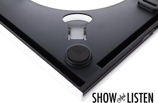 Seinale paigaldatud vinüülplaatide hoidja Show & Listen Record Frame 4 Pack Seinale paigaldatud vinüülplaatide hoidja White - 4