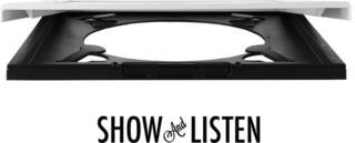 Seinale paigaldatud vinüülplaatide hoidja Show & Listen Record Frame 4 Pack Seinale paigaldatud vinüülplaatide hoidja White - 4