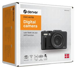 Compact Camera
 Denver DWC-8475B Black Compact Camera - 6