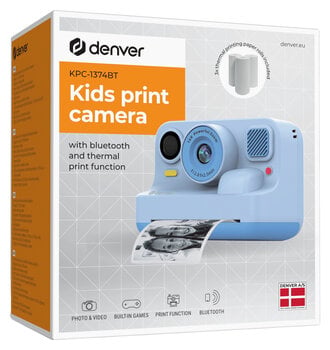 Compact Camera
 Denver KPC-1374BTBU Blue Compact Camera - 7