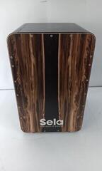 Dřevěný cajon Sela SE 089 CaSela Black/Dark Nut Dřevěný cajon (Zánovní) - 1