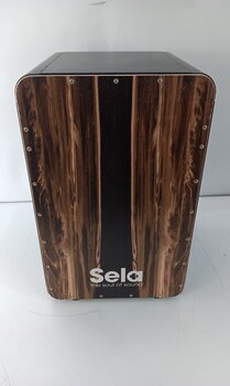 Dřevěný cajon Sela SE 089 CaSela Black/Dark Nut Dřevěný cajon (Zánovní) - 2