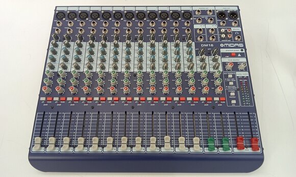 Analogový mixpult Midas DM16 Analogový mixpult (Zánovní) - 3
