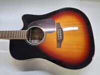 Takamine GD71CE Sunburst Chitarra Semiacustica Dreadnought