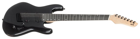 Multiscale električna gitara PSD Guitars SPS-1007M-F Dark Night Black Multiscale električna gitara (Samo raspakovano) - 4