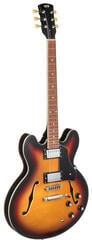 Semi-akoestische gitaar PSD Guitars SH-100 Standard SET Vintage Sunburst Semi-akoestische gitaar - 7