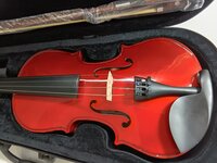 Stagg VN 4/4 Transparent Red Акустична скрипка