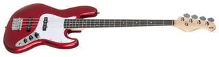 Basse électrique PSD Guitars JZB-100 Premium SET Red/Main droite - 3