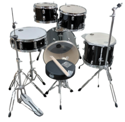 Drumkit Mapex CM5844FTCDK Comet Dark Black Drumkit (Pre-owned) - 1