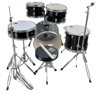 Mapex CM5844FTCDK Comet Dark Black Akustik-Drumset