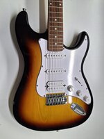 PSD Guitars STC-100-HSS Сунбурст Електрическа китара